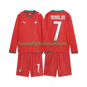 Fußballtrikots Portugal Cristiano Ronaldo 7 World Cup Kinder 2026 Langarm Heimtrikotsatz kaufen